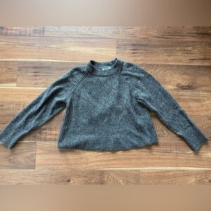 Old Navy SoSoft Loose Crewneck Charcoal Women's Sweater